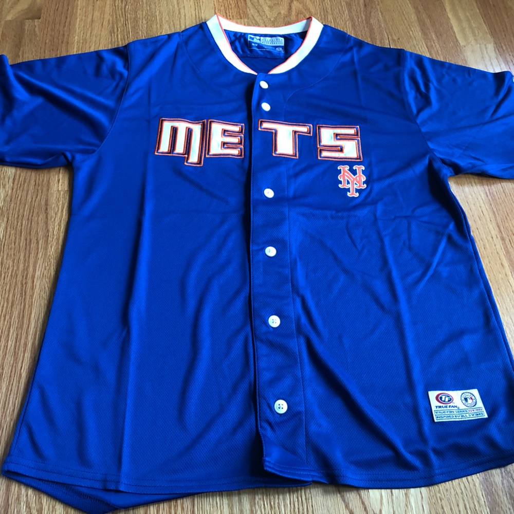 New MLB Mets Jersey Baseball True Fan series size M